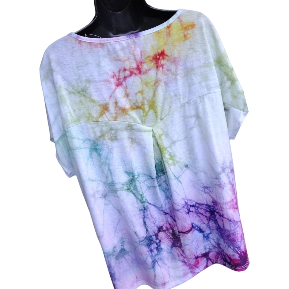 Disney Parks Mickey's Tie Dye Top Sz XL - Picture 4 of 5